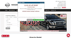 Desktop Screenshot of nissanofmidland.com